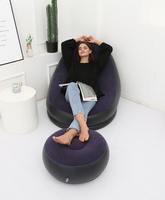 Ameublement gonflable Portable pliant pouf pouf bouffée canapé Tatami salon repose-pieds lit ensemble fête ameublement