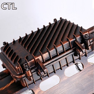 Lampada a Sospensione Rettangolare in Ferro Stile Loft Retrò, Lampadario Industriale Vintage in Metallo <span class=keywords><strong>per</strong></span> Cucine e Bar - Product Image 3