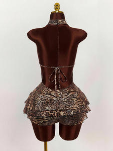 <span class=keywords><strong>Mono</strong></span> de Mujer 2026, Estilo Europeo Americano, Estampado de <span class=keywords><strong>Leopardo</strong></span>, Antiarrugas, Microfibra de Poliéster y Spandex, China - Product Image 2