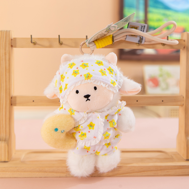 Pigiama giallo in lana d'agnello