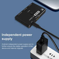 Nouveau A089 3 entrées 1 sortie HDMI 2.1 commutateur 8K 60hz/4K 120hz vidéo 48Gbps boîtier de commutation câble HDMI pour ordinateur portable PS4/PS5 jeu