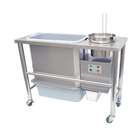 Machine à paner le poulet en acier inoxydable, automatique, électrique, commerciale, avec tamis