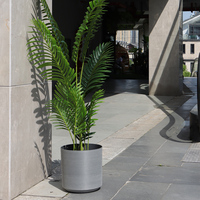 Petits/grands pots de fleurs en plastique pour la décoration intérieure et extérieure, jardinières, vente en gros pour les centres commerciaux