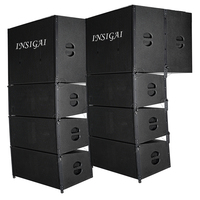 Precio de Fábrica Sistema de Sonido Personalizado con Subwoofer de Graves Doble de 8 Pulgadas para Conciertos al Aire Libre y Actuaciones en Escenario Altavoces Line Array Pasivos