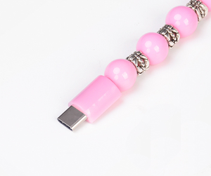 Mode Portable Bracelet Bijoux Bracelet De Perles De Bouddha 8 broches Câble De Données De Charge USB - Product Image 3