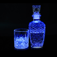 Bouteilles intelligentes de caboteur de LED-Sous-verres réutilisables faits sur commande sérigraphiés en matériel de la conception moderne PCB + EVA