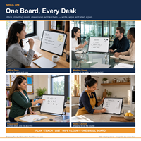 Tableau blanc de bureau sur pied 30x21 42x30cm, vente en gros uniquement, fabriqué en MDF de haute qualité pour la maison, l'école et le bureau