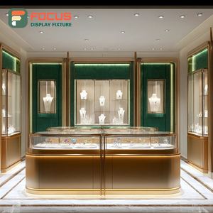 Fabricant de vitrines de présentation de bijoux sur mesure, cadre métallique, comptoir de centre commercial, vitrine en verre - Product Image 4