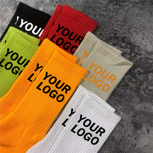 Vớ thể thao thu đông unisex mới in chữ cotton ấm áp, thấm hút mồ hôi, có logo ở đế - Product Image 2