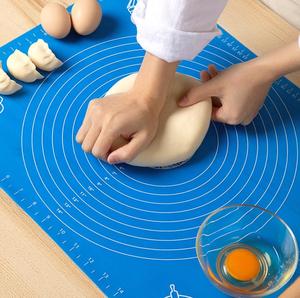 50*40 cm 패스트리 액세서리 실리콘 주방 롤링 매트 쿠키 케이크 베이킹 매트 도구 천공 베이킹 매트 - Product Image 1
