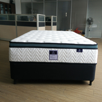 Matelas de chambre à coucher moderne de qualité hôtelière, taille King, enroulable, avec ressorts ensachés et mousse
