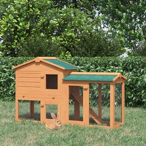 Nouveaux styles Petit Animal Habitat Plateau En Gros En Bois Pas Cher bébé Elevage lapin maisons pour animaux de compagnie clapier lapin cage - Product Image 4