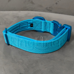 HondenHalsband ligero colorido aluminio 2,5 cm 4cm 5cm duradero <span class=keywords><strong>Nylon</strong></span> táctico perro Collar con acolchado de neopreno suave - Product Image 3