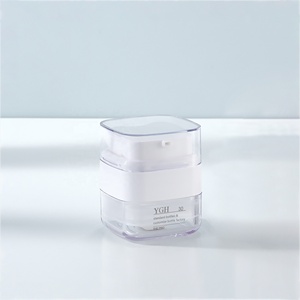 <span class=keywords><strong>YGH</strong></span> série AS/PP pot 30/50ml pompe sans air couleur personnalisée pour les soins de la peau masque de boue blanche crème pour les yeux crème pour le visage et démaquillant - Product Image 6