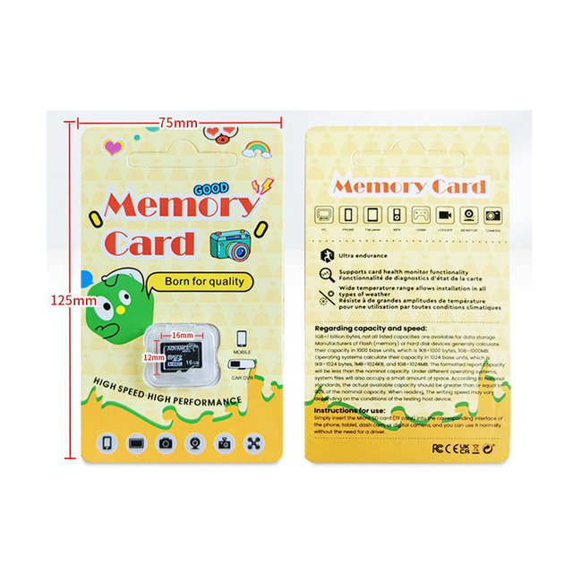 Plastic Memory SD Card 128MB/256MB/512MB/1GB 4K ExpressCard Slot V70 Speed Cell Phone & PS2 Compatible for Flash Card
