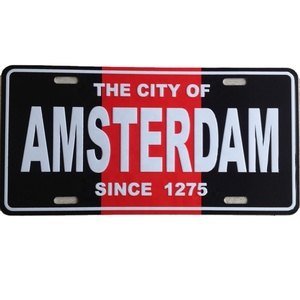 Giá Nhà Máy Mỹ Trang Trí Nhôm Xe Đạp Tên Nổi Giấy Phép Mảng - Product Image 3