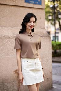 Kháng khuẩn, chống nhăn, Trọng lượng nhẹ, thoáng khí, cao cấp tùy chỉnh màu sắc tinh khiết polo Áo sơ mi - Product Image 2