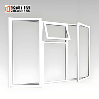 Puertas y Ventanas de PVC Profesionales, Puerta de Baño de PVC, Puerta de PVC Resistente a Impactos de Huracanes