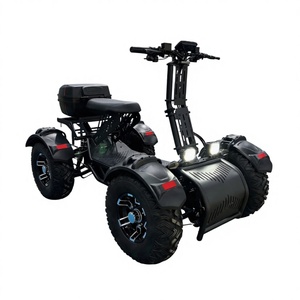 รถเอทีวีไฟฟ้าแบบพับได้สำหรับผู้ใหญ่ ขับเคลื่อน 4 ล้อ กำลังไฟ 500W 6000W แบตเตอรี่ลิเธียม สำหรับทุกสภาพพื้นผิว ได้รับการรับรองมาตรฐาน CE ใหม่ - Product Image 1