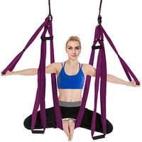 Großhandel Hochwertiges Aerial Yoga Hängematte-Set Weich Langlebig Stabil für Yoga-Übungen Fitness-Training