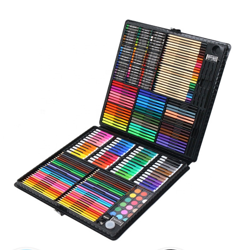 258 шт. Роскошные художественные принадлежности, оптовая продажа, Детские канцелярские принадлежности, Набор цветных карандашей