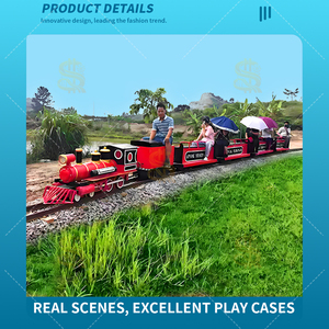 Train électrique sans rails en forme de dragon pour parc d'attractions, zone de jeux pour enfants, design imaginatif, couleurs vives, convivial - Product Image 4