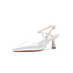 Chaussures à talons hauts pour femmes avec absorption des chocs, idéales pour la course, la danse, les fêtes et les mariages, avec semelle coussinée et talon épais flexible - Product Image 5