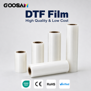 Rollo de Película PET Mate de Doble Cara GOOSAM para Transferencia Térmica DTF, 30cm, 33cm, 60cm, 120cm, Pelado en Frío y Caliente, para Impresión de Camisetas - Product Image 1