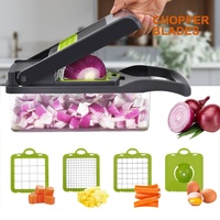 TOALLWIN Keukenhulpjes Gadget Salade Snijder Box Mandoline Snijder Groentesnijder Aardappel Ui Snijder Mandoline Groentesnijder