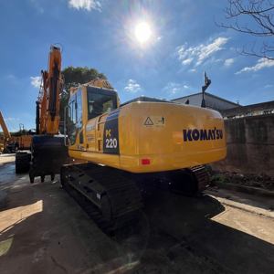 Excavatrice d'occasion de taille moyenne à bas prix Komatsu Pc 220-8 en bon état, excavatrice Komatsu d'origine utilisée Pc220-8N1 - Product Image 1