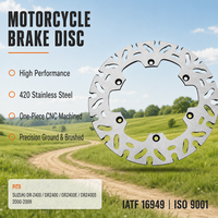 Disque de frein arrière de moto personnalisé en usine, 220 mm, pour Suzuki DRZ 400 DRZ400 DRZ400E DRZ400S 2000-2009