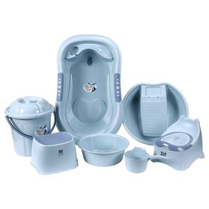 Ensemble de bain pour bébé 7 pièces, kit de bain, accessoires de bain pour bébé, baignoire avec pot pour enfant, chaise de bain pour bébé, baignoire en plastique durable - Product Image 6
