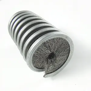 TDF Inverted Spring Spiral Wound Steel Wire Descaling Inward/Inside Coil Brush