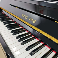 Young Chang U121 Black Vertical Piano With Slow Fall Keyboard Balanced Tone Suitable for Family and Studio Use