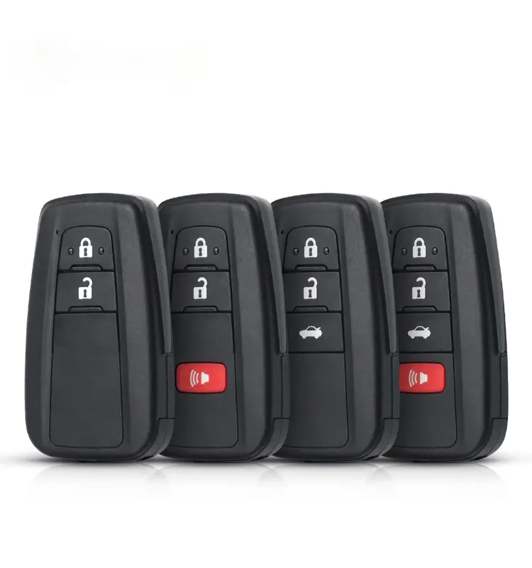 2/3/4 nút xe từ xa Vỏ chìa khóa trường hợp đối với toyota PRIUS Camry Corolla C-HR CHR RAV4 Prado thay thế thẻ thông minh Nhà ở bìa