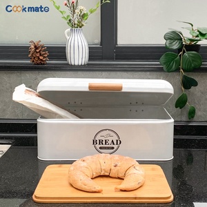 Hộp Cơ Bản Gia Đình Cho Quầy Bếp Hộp Đựng Thực Phẩm Khô, Bin, Lưu Trữ Bánh Mì, Cuộn Ăn Tối, Bánh Ngọt, Bánh Nướng - Product Image 5