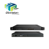 Modulateur IP QAM 64 canaux Huafan avec multiplexeur et brouilleur 64QAM, construction métallique pour système de tête de réseau de télévision par câble DVB-C