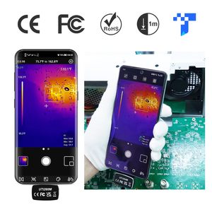 Caméra thermique pour smartphone UTi260M avec résolution IR 256x192, 7 palettes, fréquence de rafraîchissement 25Hz, 49152 pixels, enregistrement vidéo - Product Image 2