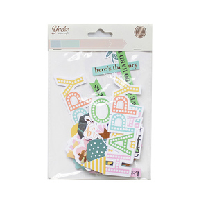 Papier photo personnalisé en bois, étiquette découpée, amincera pour la décoration de scrapbooking - Product Image 1