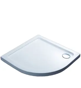 Lowes Sector Shape Bathroom Abrasion Resistant Acrylic Quadrant Shower Tray