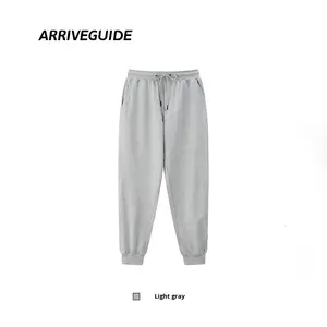 AG26 Frühling Herbst Dünne Lose Knöchelbund-Unisex-Jogginghose Sport-Frottee Lässige Kordelzug Gerade Hose - Product Image 6