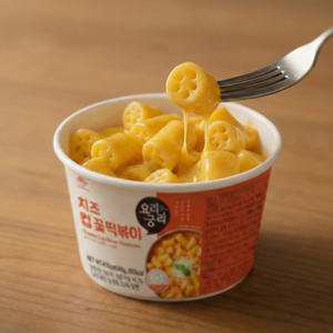 Best-seller, article très demandé, fabriqué en Corée, saveur fromagère, 22 oz US, Tteokbokki instantané en gobelet, collation coréenne - Product Image 3