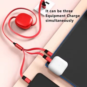 Custom Logo <strong>Printing</strong> 100W Retractable 3 in 1 <strong>USB</strong> Charge <strong>Cable</strong> Multiple 6A Fast Charging <strong>USB</strong> <strong>Cable</strong> for Computer Use - Product Image 5
