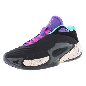 Chaussures de basketball pour garçons Luka 3 GS légères, respirantes, à lacets, noir Hyper Grape Hyper Jade - Product Image 5