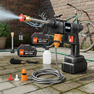 Pistola de Agua Inalámbrica de Alta Presión con Accesorios, Limpiadores Portátiles de Alta Presión - Product Image 3