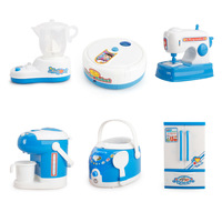 Tiktok simule chaque cuisine mini petits appareils série bleue four fours à micro-ondes une variété de jouets éducatifs