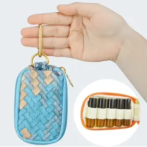 Doterra Essential Oil Key Chain Shell Case Essential Oil Bottle Kit Organizer Pouch With Zipper