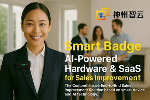 AI智能录音徽章 Wi-Fi 便携式语言翻译设备 销售通话实时上传转录 - Product Image 2