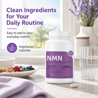 Ahualyn NMN 99% Capsules Pures, Complément de Soutien Immunitaire et Booster NAD, Certifié GMP, 60/120 Comprimés, Approvisionnement Direct Usine