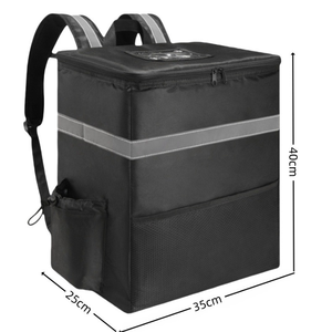 Sac isotherme personnalisé grande capacité pour <span class=keywords><strong>livraison</strong></span> <span class=keywords><strong>Uber</strong></span> <span class=keywords><strong>Eats</strong></span>, résistant à la chaleur, réutilisable, sac à dos de <span class=keywords><strong>livraison</strong></span> pour congélateur - Product Image 2